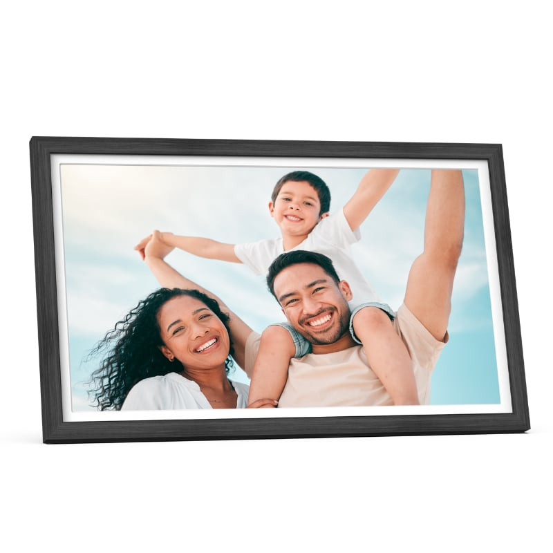 Packshot du cadre photo connecté AGFA PHOTO APF2400WIFI CADRE PHOTO CONNECTE 24" avec écran Full HD.