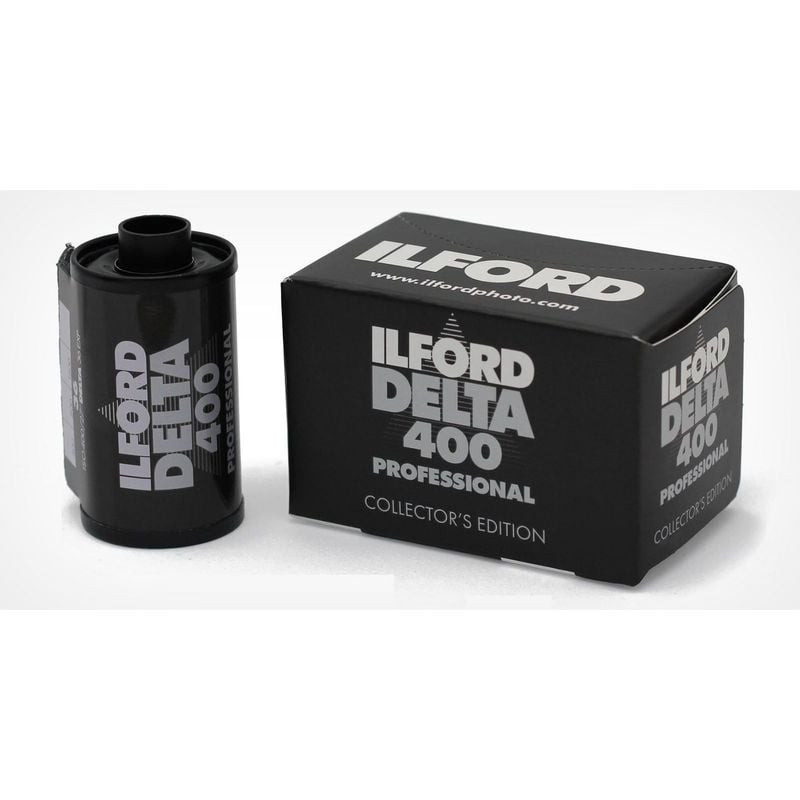 Packshot du film ILFORD PHOTO 400 DELTA 135-36 FILM PROFESS. COLLECTOR’S EDITION, édition collector 