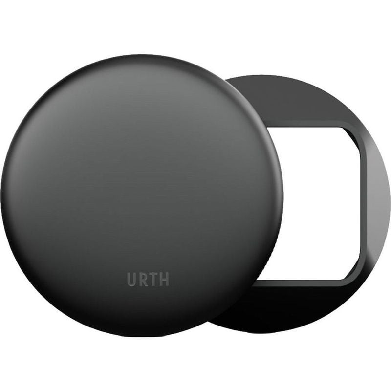 Packshot du kit pare-soleil Urth noir pour Fujifilm X100 V/IV, protège l'objectif et améliore le con