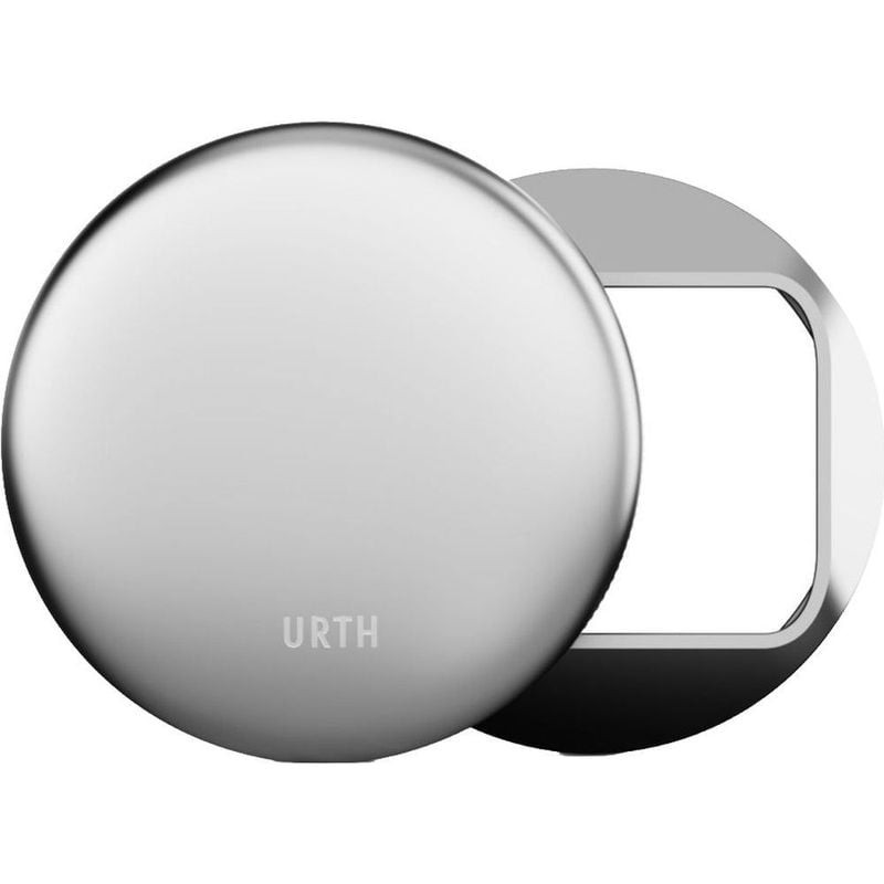 Packshot du kit pare-soleil URTH FUJIFILM X100 V/IV LENS HOOD KIT SILVER en finition argent.