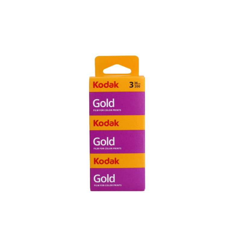 Packshot du KODAK GOLD GB 200 135-36 - PACK DE 3, pellicule couleur ISO 200.