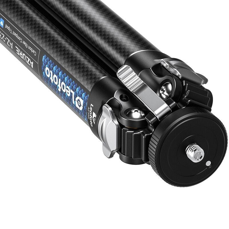 Détail du trépied LEOFOTO AZURE SERIES TRIPOD AZ-235C+LH-30R avec rotule à bille LH-30R et colonne c