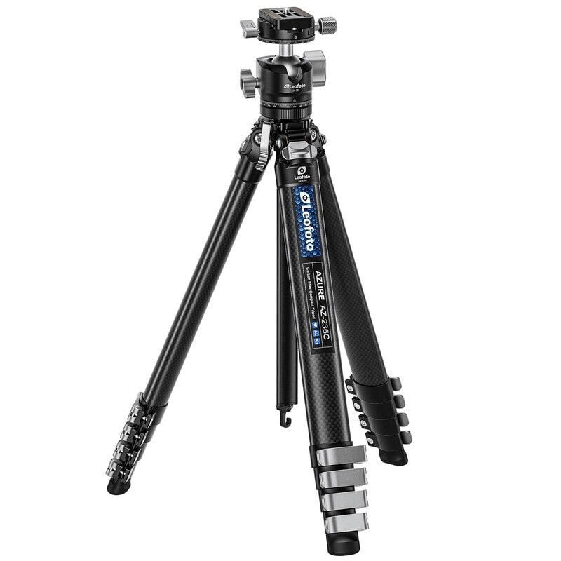 Packshot du trépied LEOFOTO AZURE SERIES TRIPOD AZ-235C+LH-30R avec sa rotule à bille.