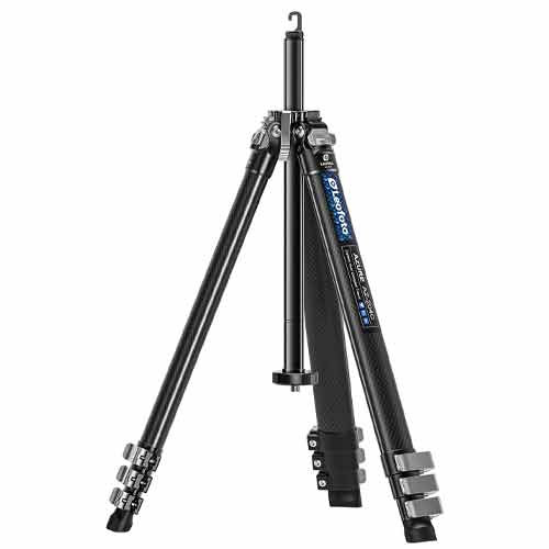 LEOFOTO AZ-204C+LH-25R : Trépied carbone 7kg, compact, rotule 360°