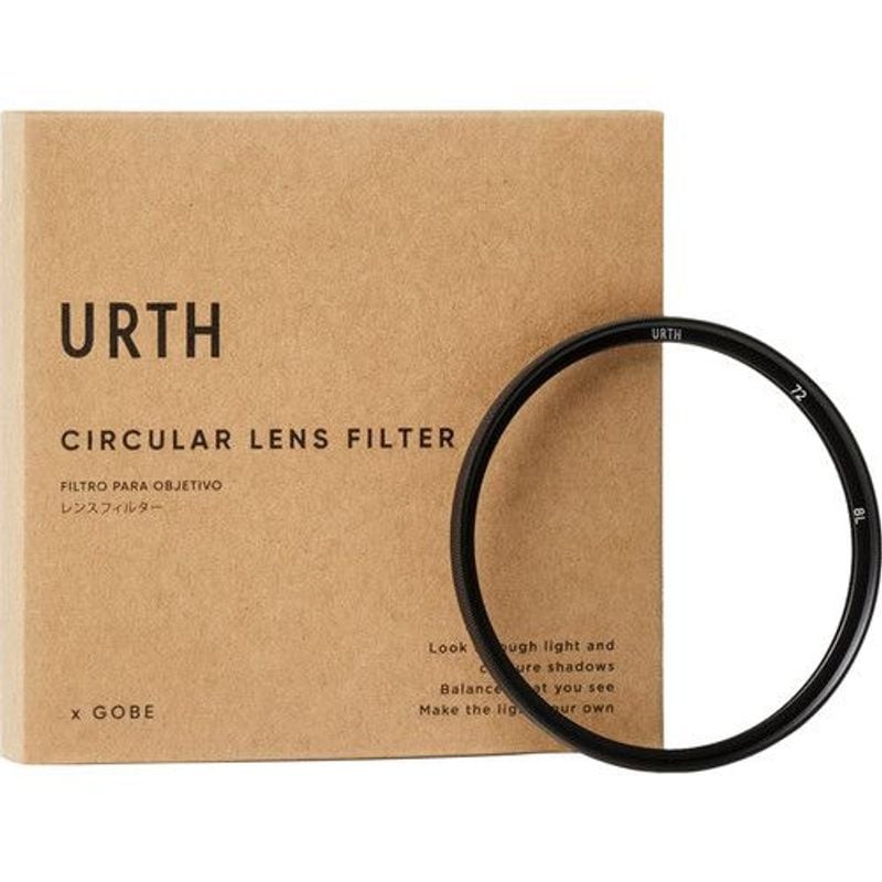 Packshot du filtre URTH 72MM UV LENS FILTER, protection UV pour objectif photo