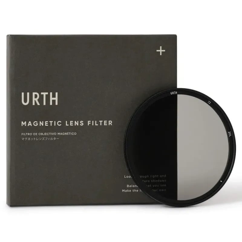 Packshot du filtre URTH 72MM MAGNETIC CPL PLUS + avec bague adaptatrice magnétique