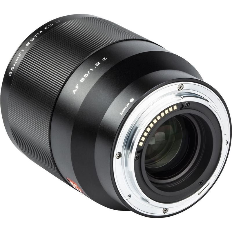 Packshot de l'objectif VILTROX AF 85mm f/1,8 Monture Nikon Z Plein Format, vue de face