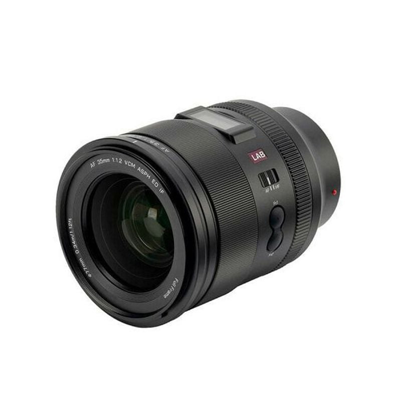 Packshot du VILTROX AF 35mm f/1,2 Monture Sony E Full-Frame, objectif plein format pour Sony E.
