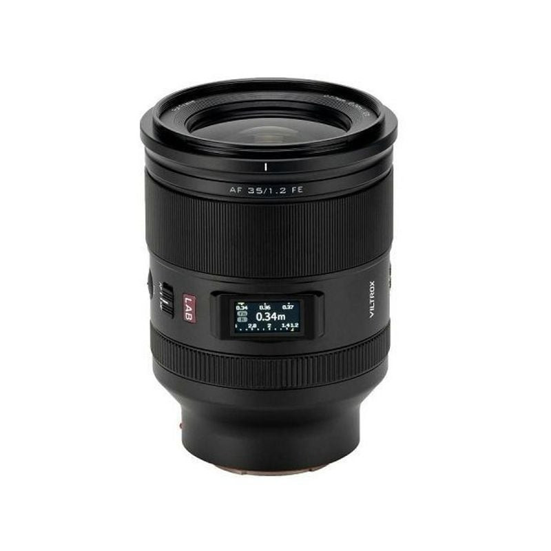 Packshot de l'objectif VILTROX AF 35mm f/1,2 Monture Sony E Full-Frame