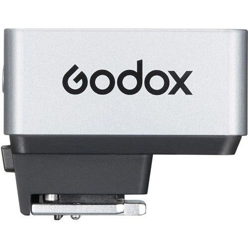 GODOX IT20-O MINI FLASH TTL OLYMPUS/PANASONIC SILVER, vue détaillée du mini flash argent avec écran 