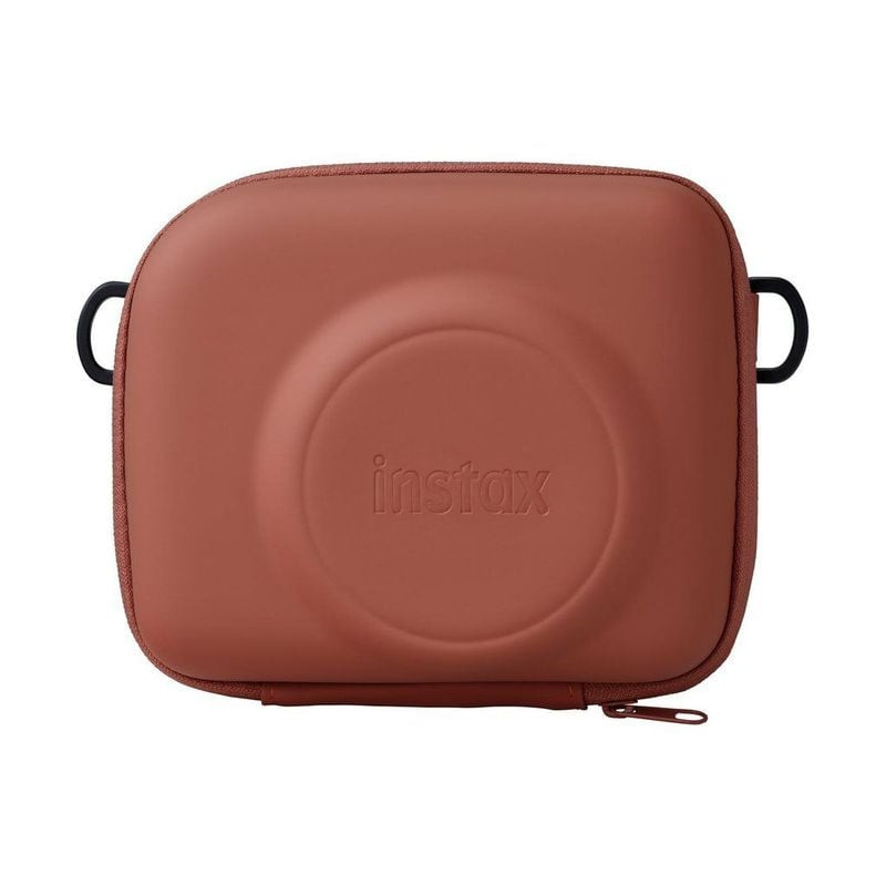 Packshot FUJIFILM HOUSSE INSTAX SQ2 ROUGE BRIQUE, étui rigide officiel pour Instax SQ2