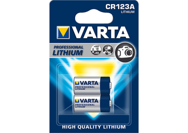 VARTA Pile Professional Lithium CR123 X2