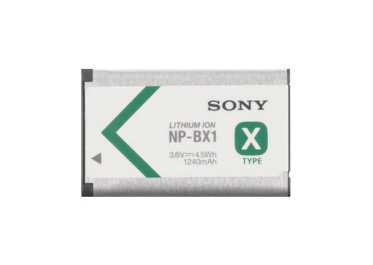 SONY NP-BX1 Batterie pour RX100/II/III/IV/V/ RX1/1R/1RII/ HX50/60/90/300/400/ H400/ WX300/350/ AS15/30/50/100/200/ CX240 / ZV1