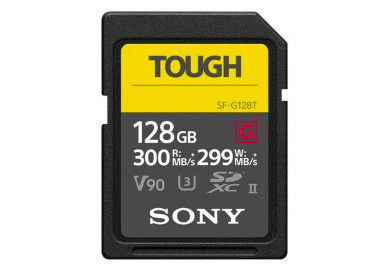 SONY SD SERIE G TOUGH UHS-II 128GB CL 10 (jusqu'à 300MB/S en lecture et 299MB/S en écriture)