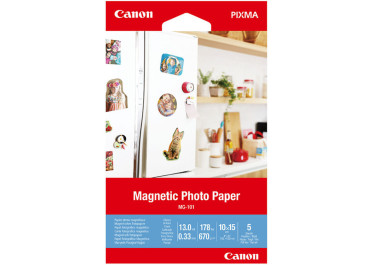 CANON MG-101 PAPIER PHOTO MAGNETIQUE 5 FEUILLES