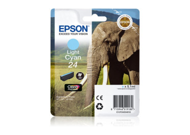 EPSON ENCRE T2425 ELEPHANT CYAN CLAIR