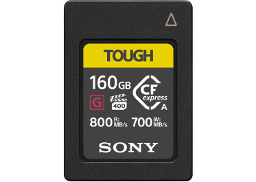 SONY CFexpress SERIE G 160GB TYPE A  (jusqu'à 800MB/S en lecture et 700 MB/S en écriture)