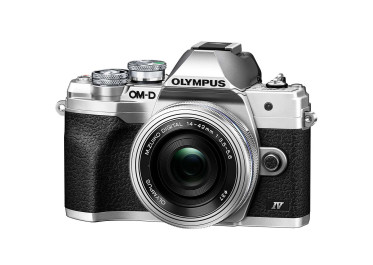 OLYMPUS OM-D E-M10 Mark IV Argent + 14-42 mm f/3,5-5,6 EZ Pancake Argent