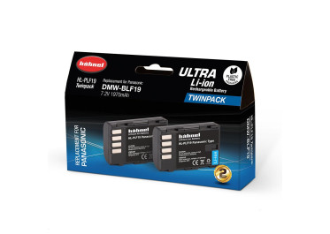 HAHNEL Batterie compatible Panasonic DMW-BLF19 ULTRA Twin Pack