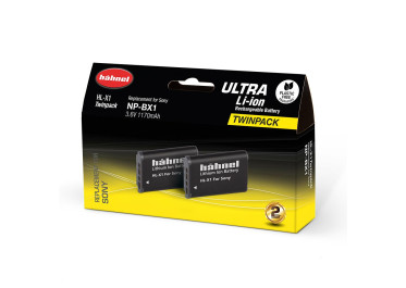 HAHNEL Batterie compatible Sony NP-BX1 ULTRA Twin Pack
