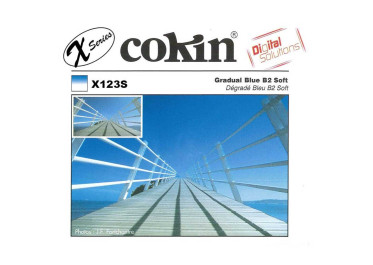 COKIN X123S Filtre Dégradé Bleu B2 Soft X