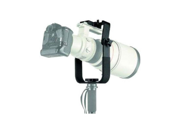 MANFROTTO 393 ROTULE 2 AXES - SUPPORT TELE-OBJECTIF POUR MONOPODE / TREPIED