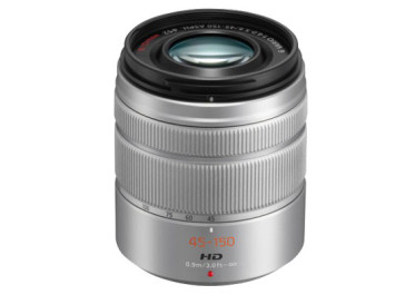 PANASONIC LUMIX 45-150 mm f/4-5,6 Asph. Mega O.I.S. Argent