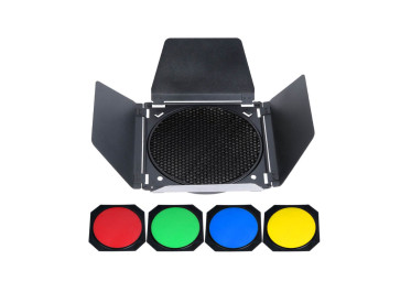 GODOX BD-04 COUPE FLUX+FILTRES+GRILLE NID ABEILLE