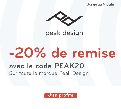 Peak Design 20% de remise