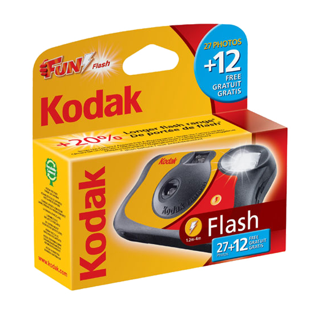 Lot de 10 Appareils jetables Kodak Fun Flash 27 photos