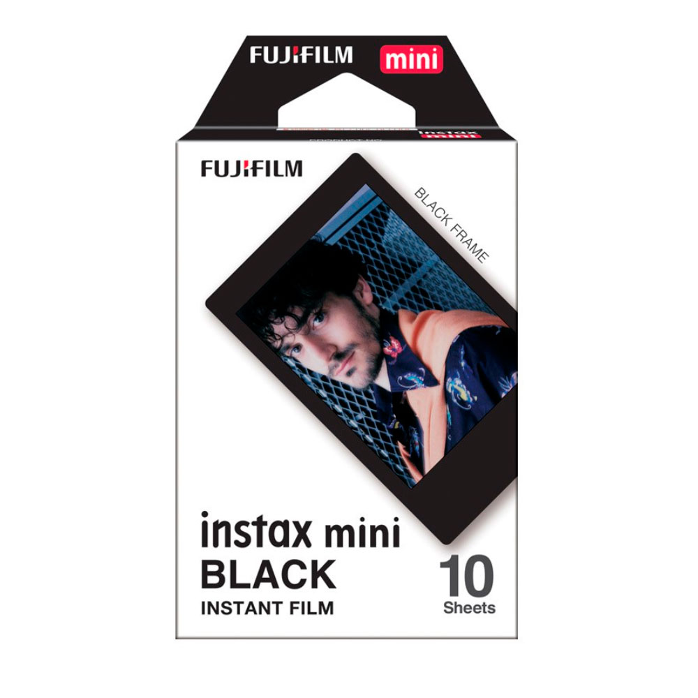 FUJIFILM Film Instax Mini Black Frame 10 Poses