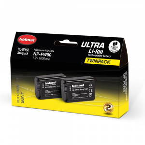 hahnel-hl-batterie-sony-np-fw50-twin-pack