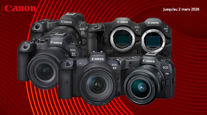CANON 300€ offerts d'accessoires ou optiques FULL FRAME