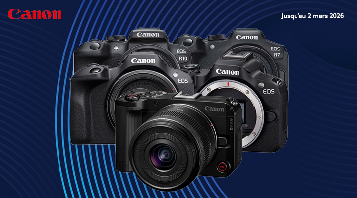 CANON 150€ offerts d'accessoires ou optiques APS-C