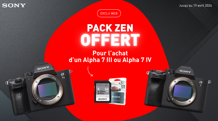 SONY offre Pack zen