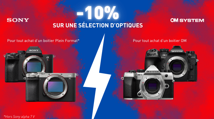 SONY & OM SYSTEM -10% Optiques FRENCH DAYS