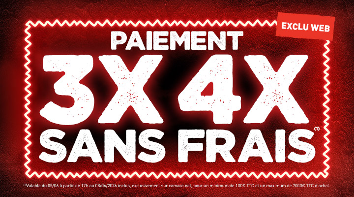Paiement 3x 4x sans frais week 5/06